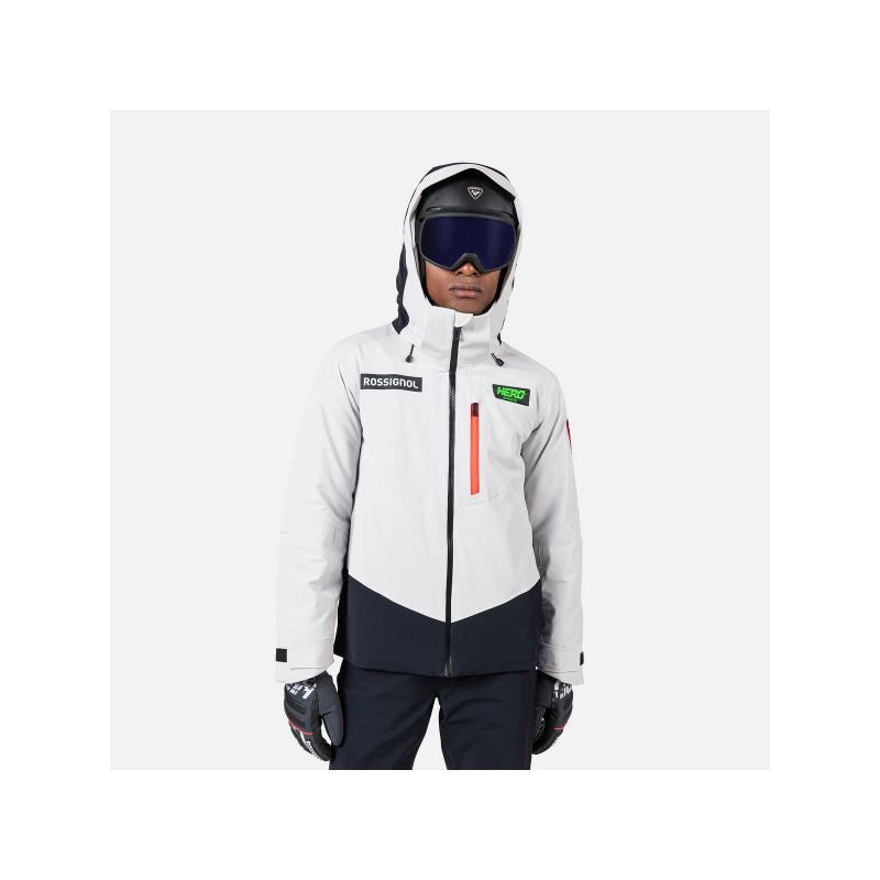 ROSSIGNOL Hero Blackside Insulated Jkt Men's Ski Jacket Gray