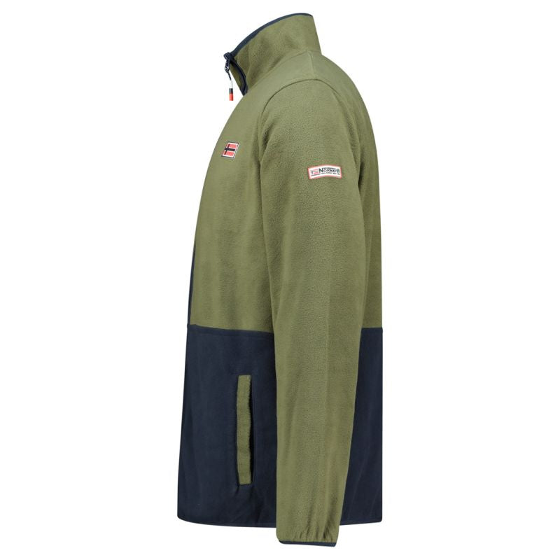 Geographical Norway Men's Fleece Touki Fz Kaki Db Men 233 kaki (WZ6702H/GN-Kaki) Geographical Norway