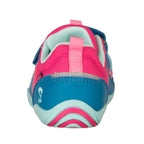 Trollkids Skaland Barefoot Hiker Shoes Bright Pink/Marsh Blue/Aquamarine Mist