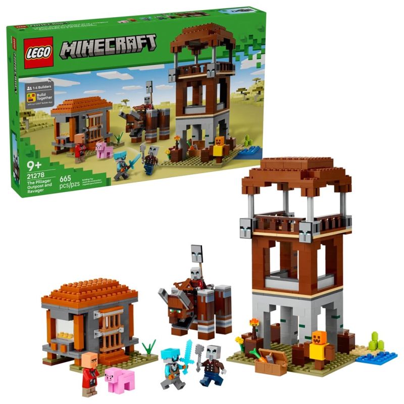 LEGO Minecraft 21278 Robbers and Devastators Hideout Kid/Toys Your Sports Performance