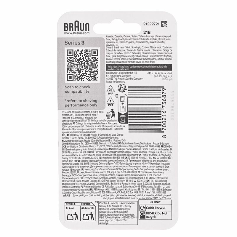 BRAUN Series Replacement Blades, Black AGD - Akcesoria/Do golarek - ostrza Your Sports Performance