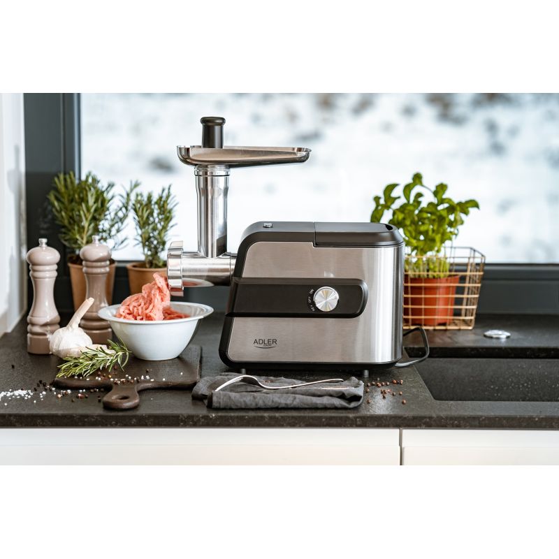 Adler AD 4813 2000W Mincer Black, Silver AGD - Produkty/Maszynki do mielenia Your Sports Performance