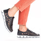 Leather openwork shoes Rieker W RKR652, navy blue Footwear/Lifestyle/Rieker Your Sports Performance