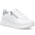 Women's leather sports shoes white Remonte Rieker D2V03-80 To be categorized Your Sports Performance