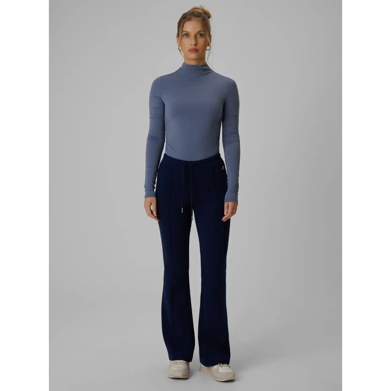 Women's 4F flared leg sweatpants 4FWAW26TTROF1747-31S