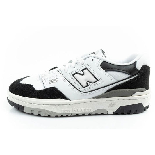 New Balance 550 youth sports shoes sneakers leather fashionable black white New Balance