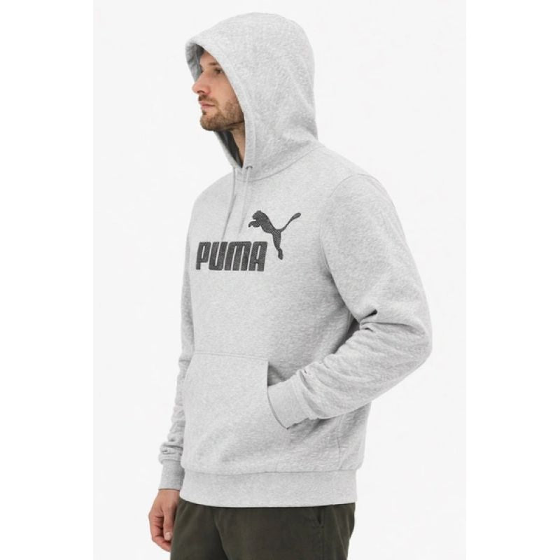 Puma men's gray fashionable cotton kangaroo sports hoodie In preparation Your Sports Performance