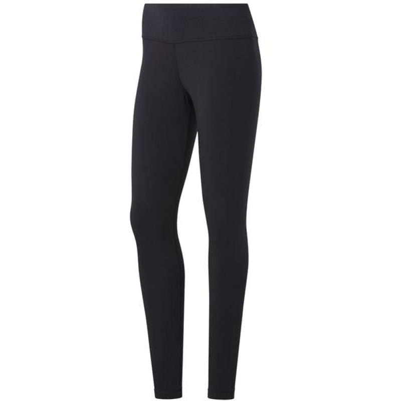 Reebok TE COTTON LEGGING women's sports high-waist training leggings black (FK6664) In preparation Your Sports Performance