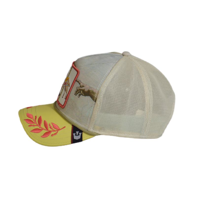Goorin Bros. Animal Farm Goat Greatest Trucker Cap - 101-0310-STONE Odzież/Czapki/Czapki z daszkiem Your Sports Performance