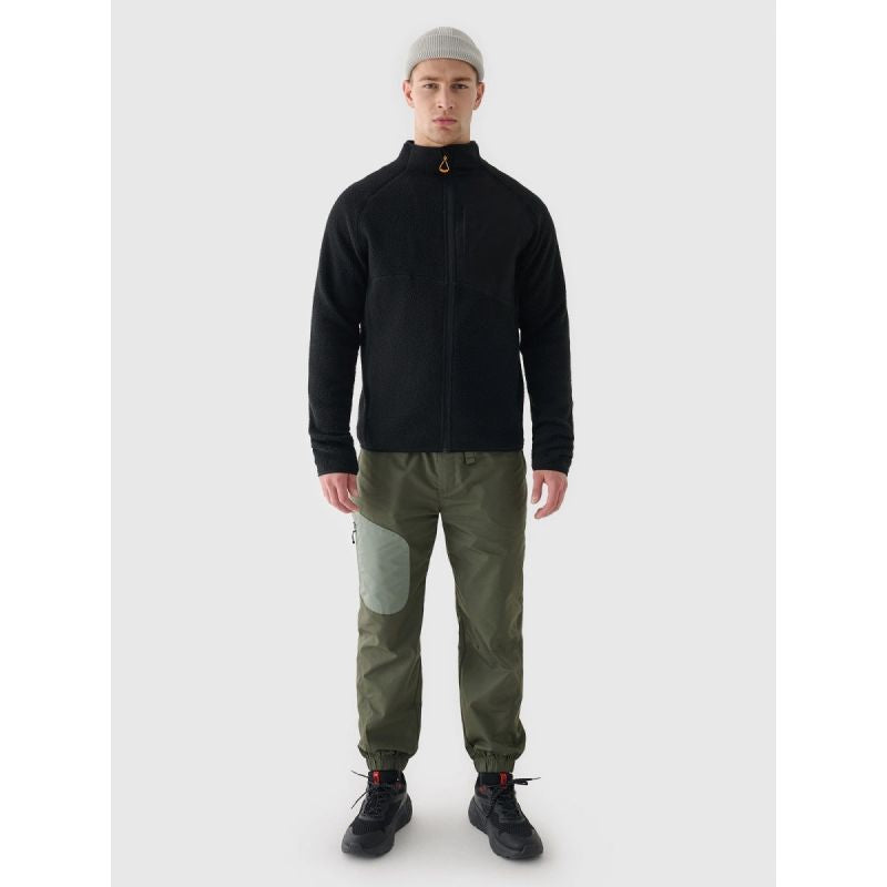 Men's sherpa fleece with stand-up collar 4F 4FRAW24TFLEM360-20S 4f