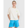 Women's regular printed T-shirt 4F 4FWSS25TTSHF1967-11S 4f