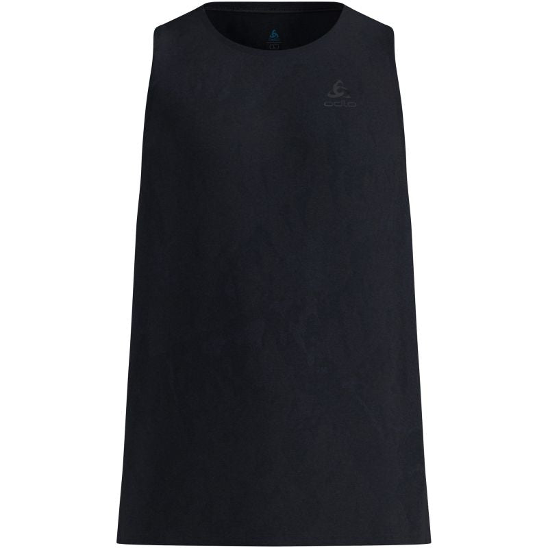 ODLO Zeroweight Engineered Chill-Tec Tank Crew Neck Technical Sleeveless Men's Shirt, Black