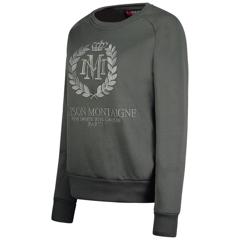 Maison Montaigne FIMOSAI DGREY MT LADY 016 sweatshirt (RBMWW6410F/MM-GRIS FONCÉ) Maison Montaigne