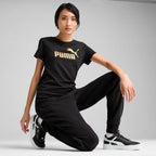Puma Ess Metallic No. 1 Logo T-shirt W 631536 51 Clothing/Training Puma