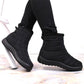 Waterproof snow boots with a zipper NEWS W EVE181A black Footwear/Outdoor/zimowe Your Sports Performance