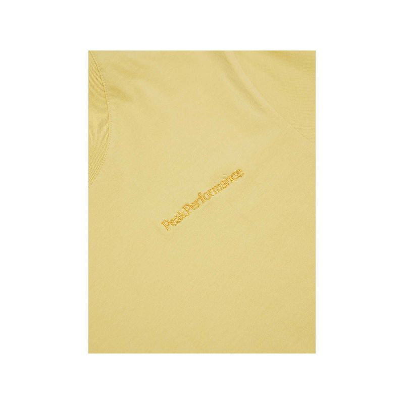 PEAK PERFORMANCE Original Small Logo Tee Women yellow