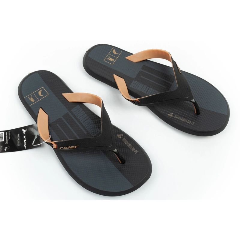 Rider shoes men's sports flip-flops R1 Prime comfortable slippers black Rider