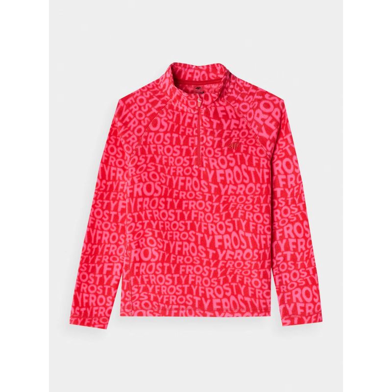 Girls' fleece thermal underwear (top) 4F Junior 4FJWAW24UFLEF051-62A *Kategoria tymczasowa Your Sports Performance