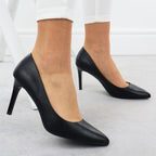 Black high heel pumps Sergio Leone 1339 Footwear Your Sports Performance
