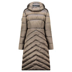 Geographical Norway Blanche Long Taupe DB Lady 0116 Taupe Women's Jacket (WZ5490F/GN-Taupe) Geographical Norway