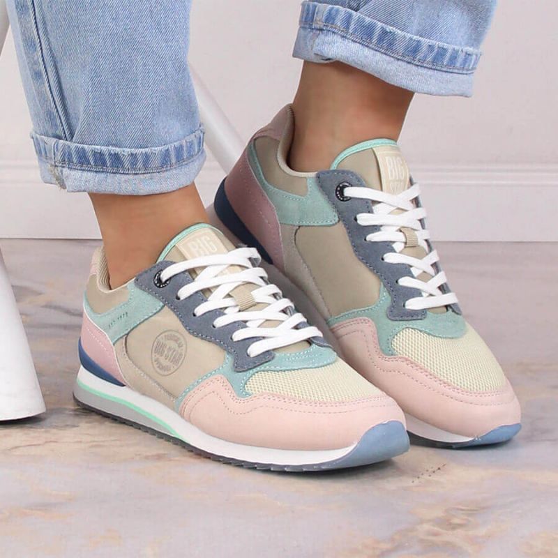 Big Star W INT1851 leather sneakers, multicolor Footwear/Lifestyle/Big Star Your Sports Performance