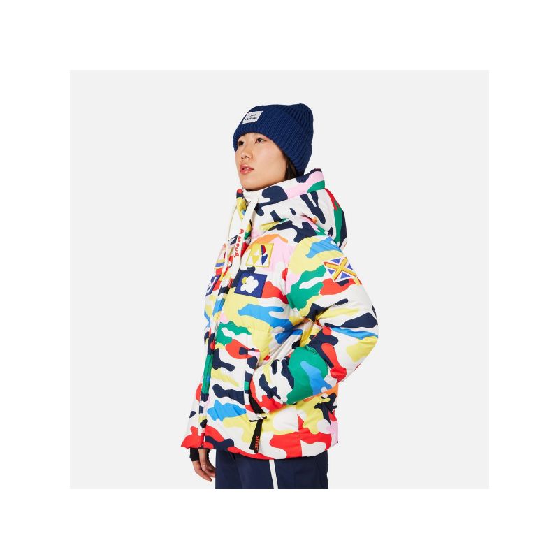 ROSSIGNOL W JCC ALLSNOW DOWN JKT women's ski jacket multicolor