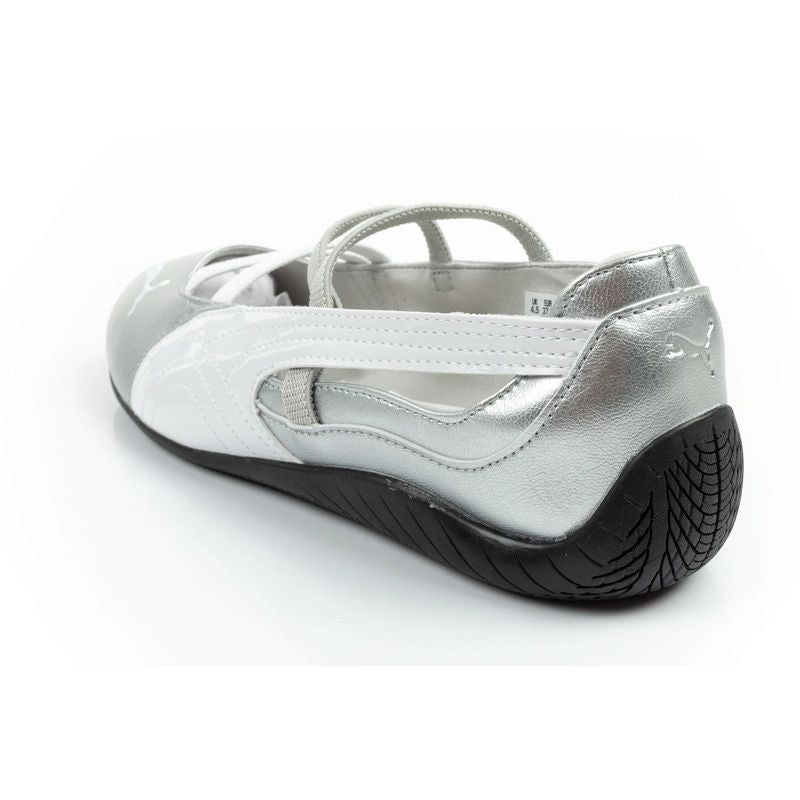 Puma women's sports shoes Speedcat Ballet silver ballet flats fashionable Puma
