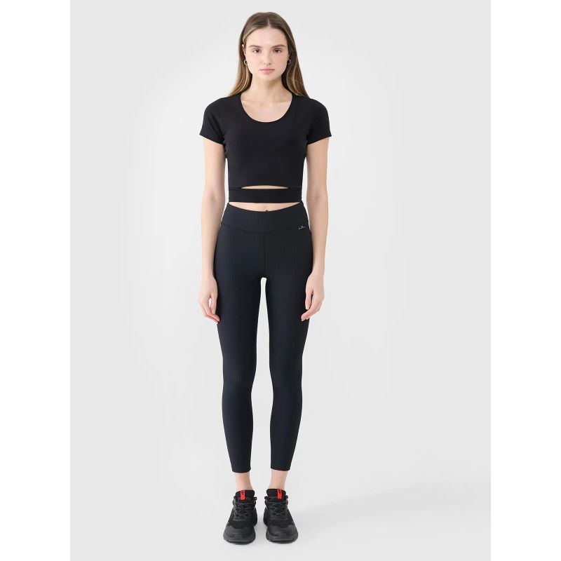 Knitted leggings 4F W 4FWSS25TTIGF204-20S *Kategoria tymczasowa Your Sports Performance