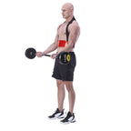 Arm blaster HMS ABX02 red biceps exerciser In preparation Your Sports Performance
