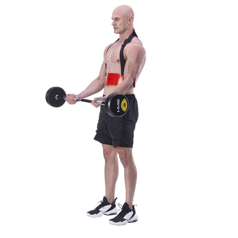 Arm blaster HMS ABX02 red biceps exerciser In preparation Your Sports Performance