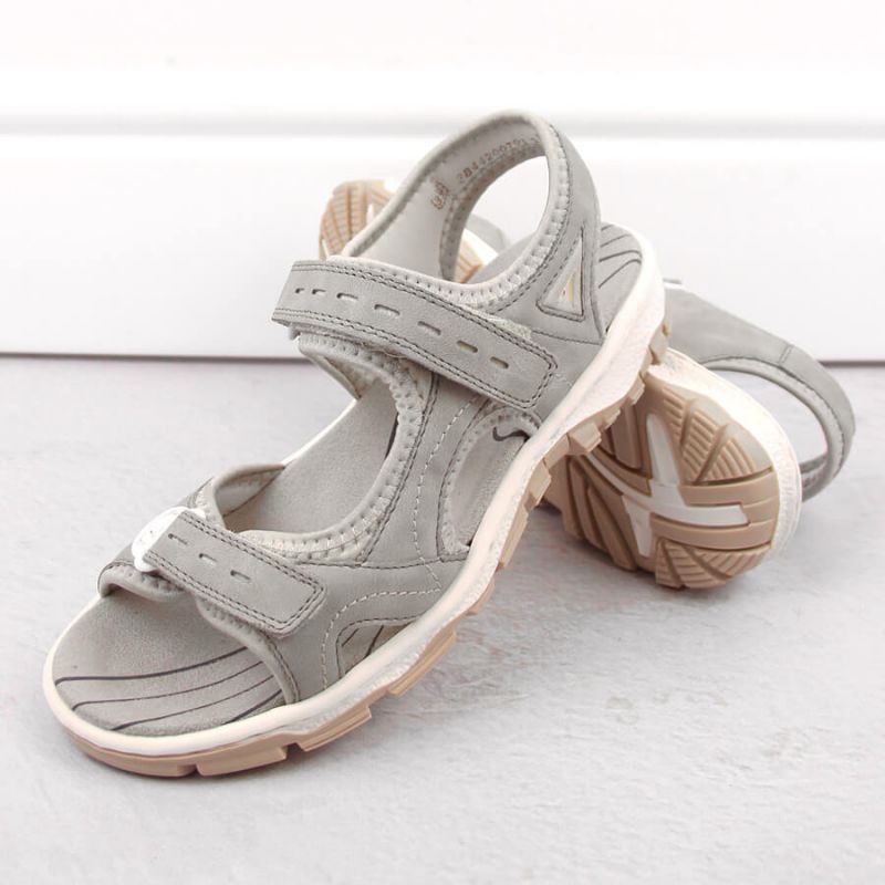 Comfortable Rieker W RKR674 gray sandals Footwear/Lifestyle/Rieker Your Sports Performance