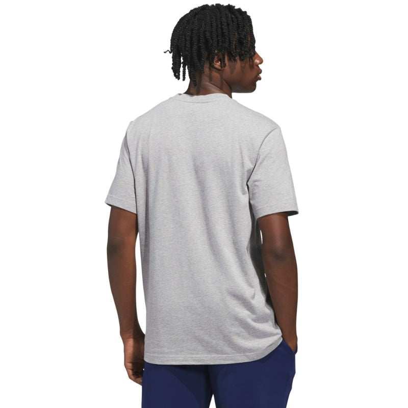 adidas Sportsman Mountain Graphic Men's T-Shirt Light Gray KC9253