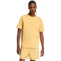 adidas Essentials Small Logo Single Jersey Men's T-Shirt, Yellow KT0561