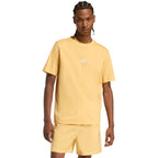 adidas Essentials Small Logo Single Jersey Men's T-Shirt, Yellow KT0561