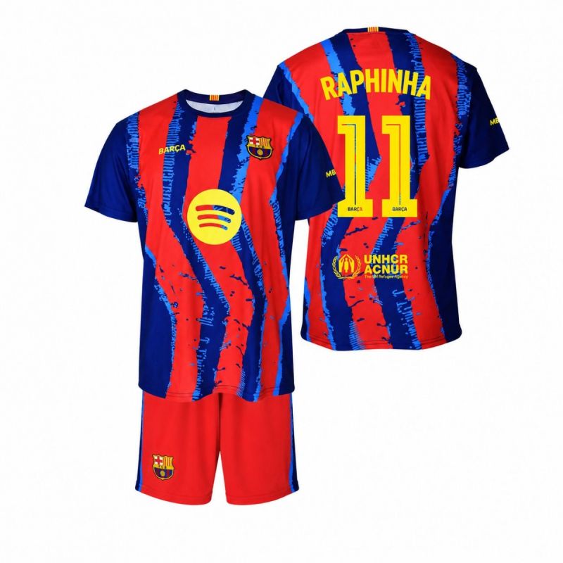 FC Barcelona Raphinha set shirt shorts junior box 2025/26 BC59ER FC Barcelona