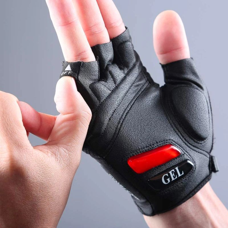 Rockbros S143-BK L cycling gloves with gel inserts - black Rockbros
