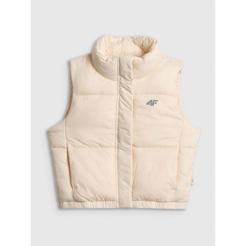 Girls' vest with synthetic filling 4F 4FJWSS26TVJAF312-12S 4f