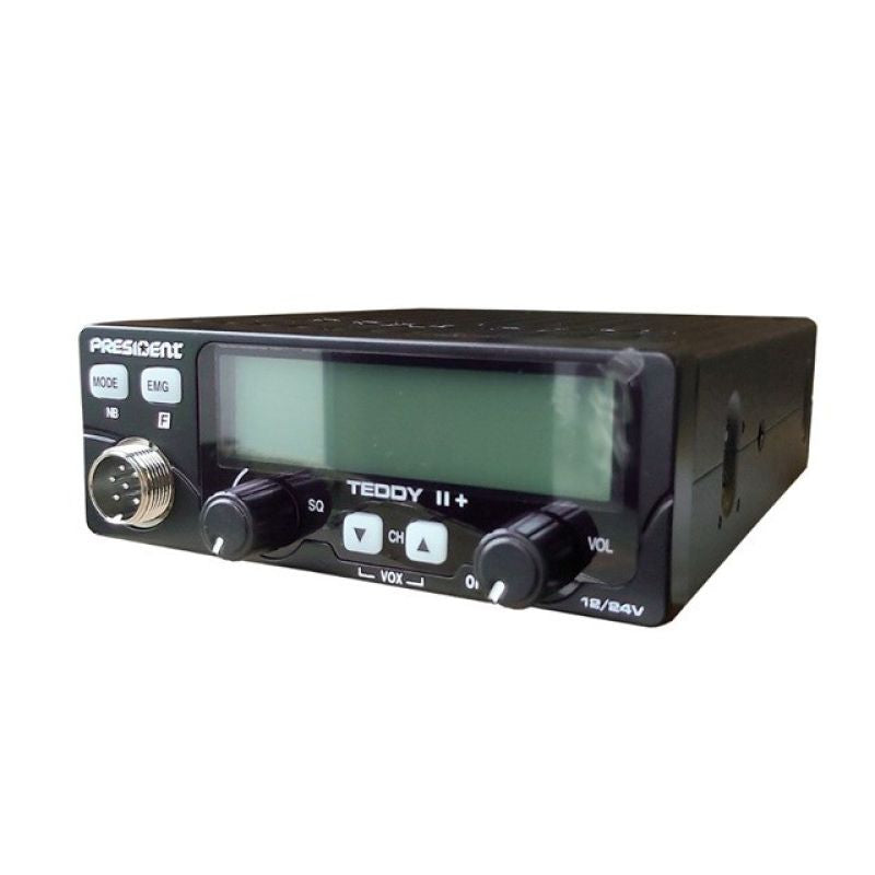 CB Radio PRESIDENT Teddy II+ 12/24V + ASC 7 colors AM/FM Elektronika i akcesoria/CB Radia Your Sports Performance