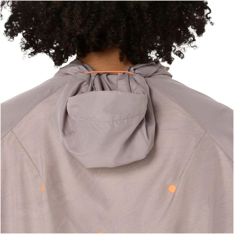 ASICS Fujitrail Packable Windbreaker 2012D313-020 Gray L In preparation Your Sports Performance