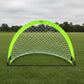 Pop-up soccer training goal - neon green (M) 120x80x80 cm In preparation Your Sports Performance