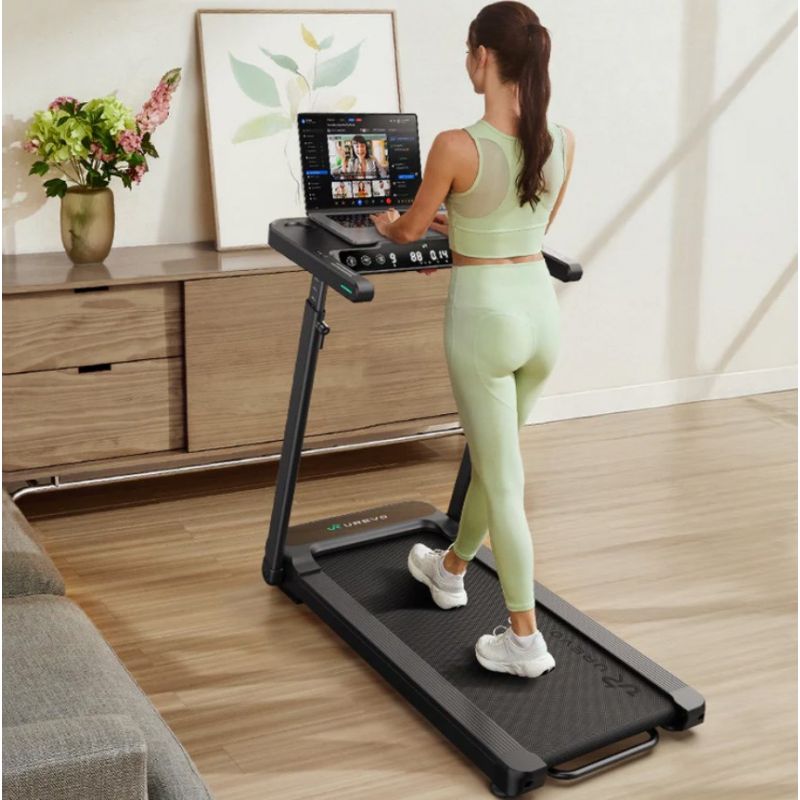 Treadmill with built-in desk for work and exercise UREVO Foldi 3S In preparation Your Sports Performance