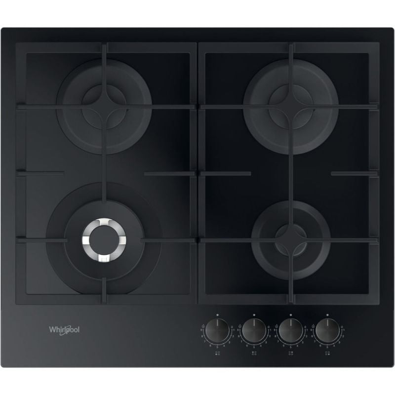 Whirlpool AKTL 629/NB1 cooktop Black Built-in 59 cm Gas 4 zone(s) AGD - Produkty/Płyty grzejne do zabudowy Your Sports Performance