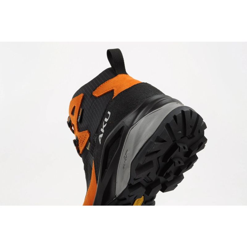 Aku men's trekking sports shoes Adapta Gore-tex leather black orange To be categorized Your Sports Performance