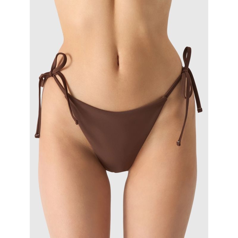 Women's swimsuit bikini top 4F 4FWSS24UBKBF042-81S Brown *Kategoria tymczasowa Your Sports Performance