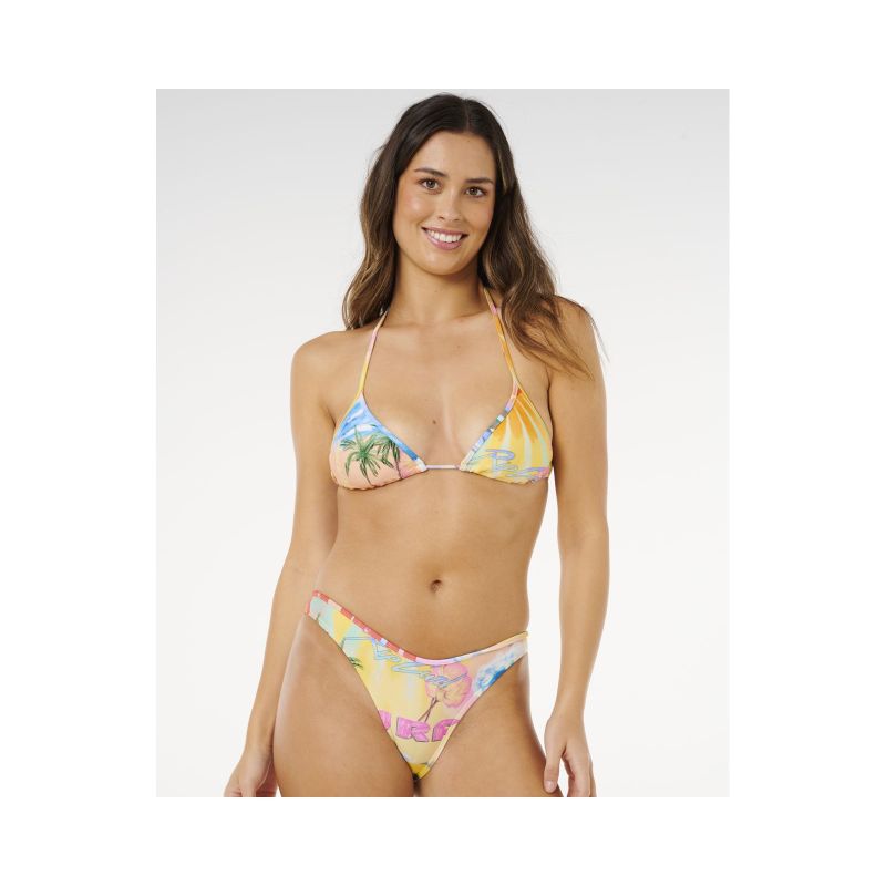RIP CURL Hotel Malibu Sliding Tri multicolor women's bra