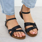 Black women's sandals S.Barski KV51-022 Footwear Your Sports Performance