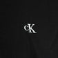 Calvin Klein Zip Fleece Hoodie Logo Tape Black - LZ04RE285G-UB1