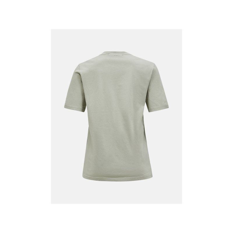 Peak Performance W Original Small Logo Tee Green Peak Performance