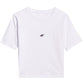 Women's T-shirt 4F F2971 white 4FWAW25TTSHF2971 10S In preparation Your Sports Performance