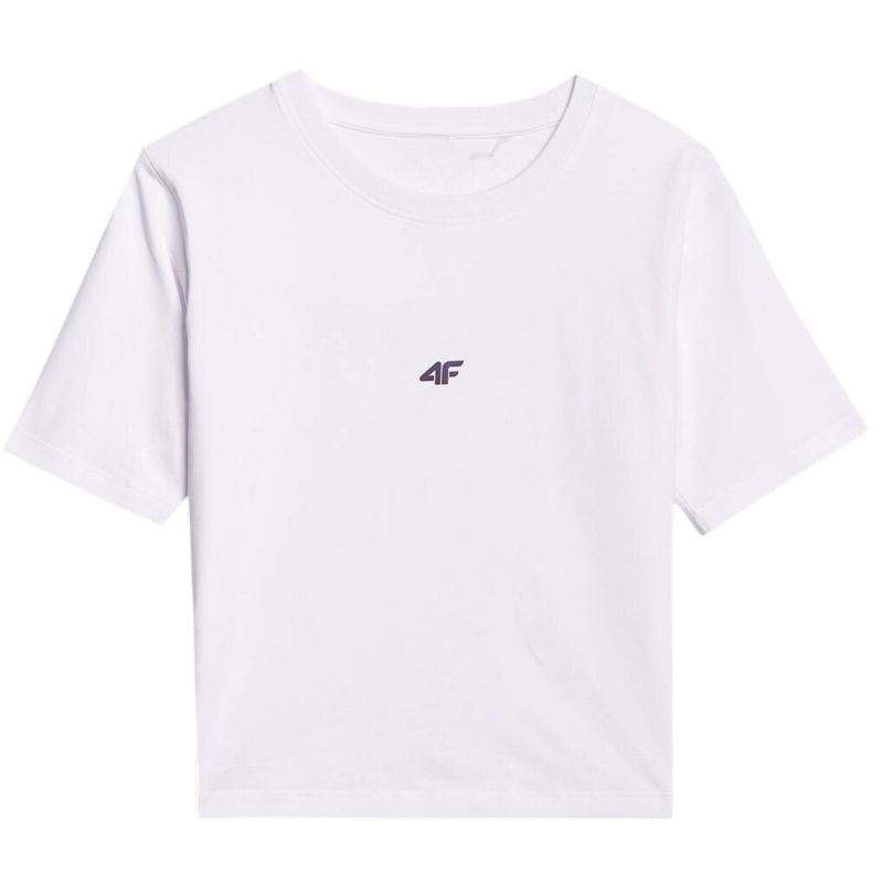 Women's T-shirt 4F F2971 white 4FWAW25TTSHF2971 10S In preparation Your Sports Performance